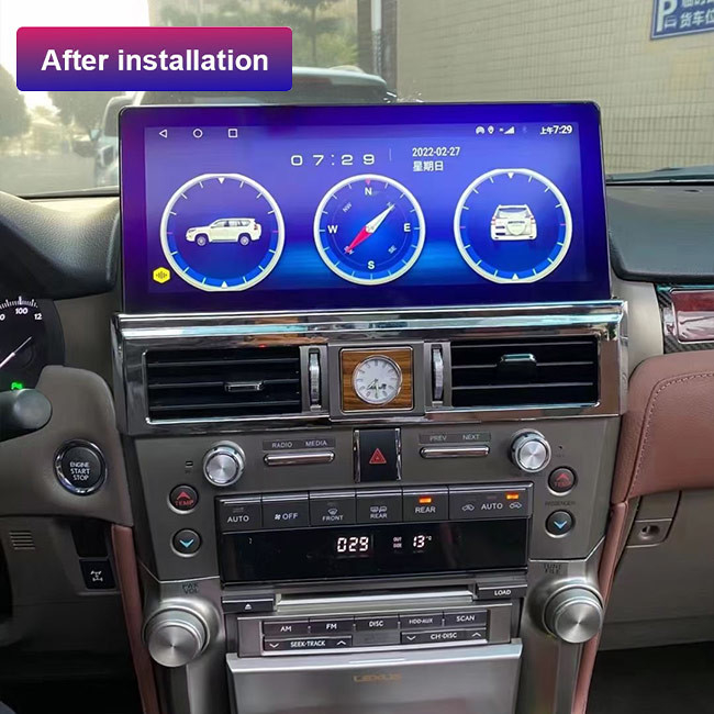 Дюйм 4G LTE SIM мультимедиа 12,3 навигации автомобиля андроида 10 для Lexus GX460 GX400 2010-2019