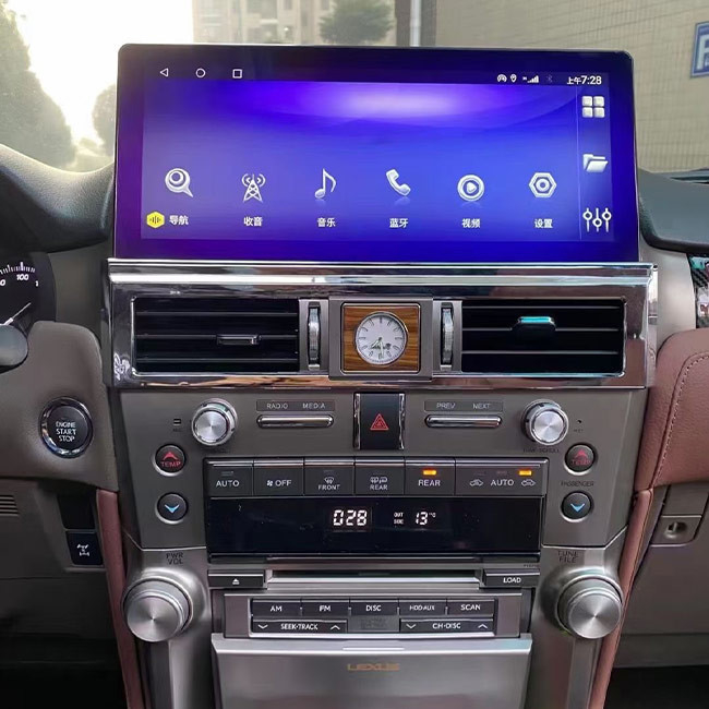 Дюйм 4G LTE SIM мультимедиа 12,3 навигации автомобиля андроида 10 для Lexus GX460 GX400 2010-2019