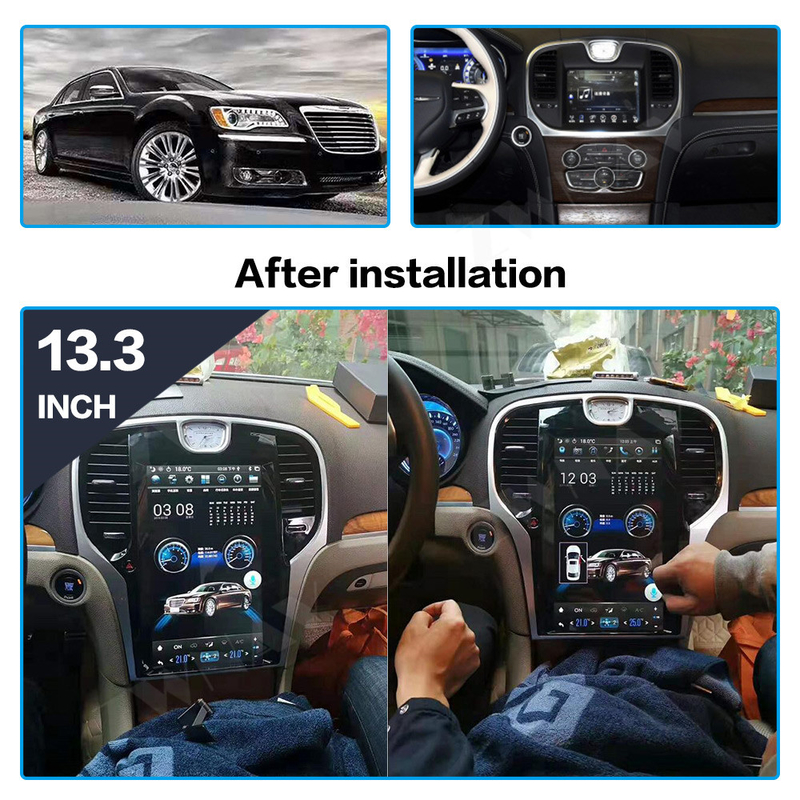 стерео 2013-2019 Carplay навигации Крайслер GPS автомобильного радиоприемника 300C автоматический