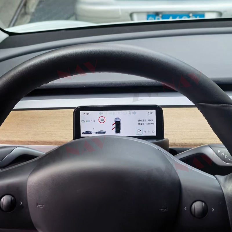 4,6-дюймовый дисплей цифровой приборной панели Tesla Model 3 Model Y AMD/Intel Car LCD Dashboard