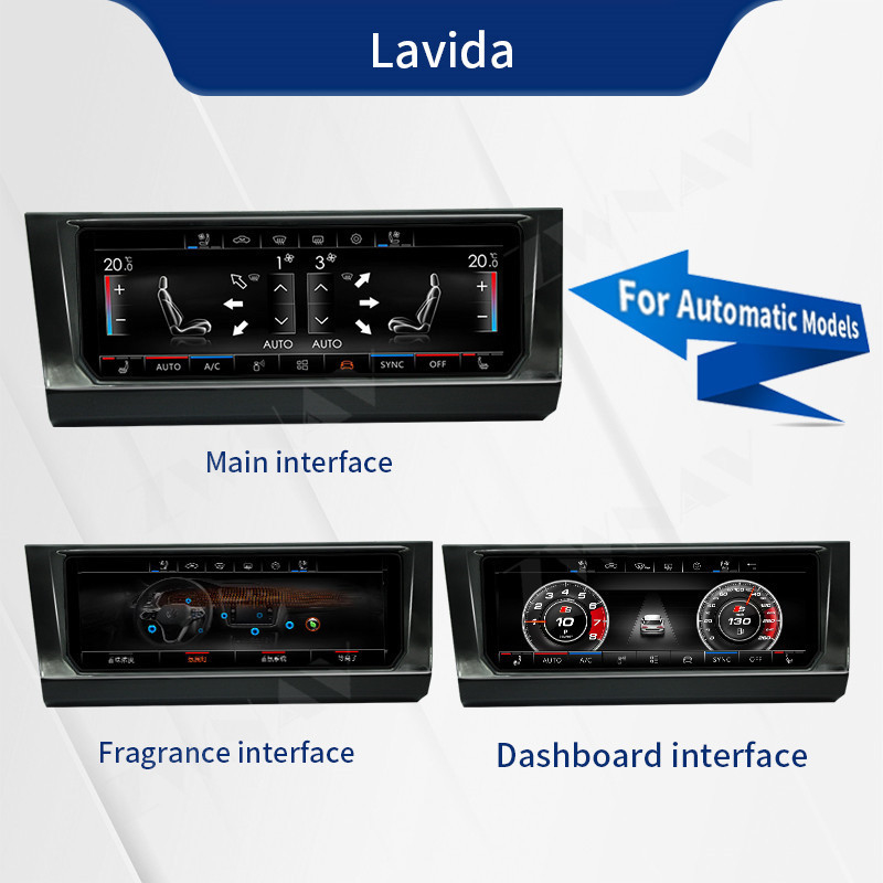 6,9-дюймовая панель Carplay Auto Radio Klimaanlage для Volkswagen Lavida Bora Golf 7