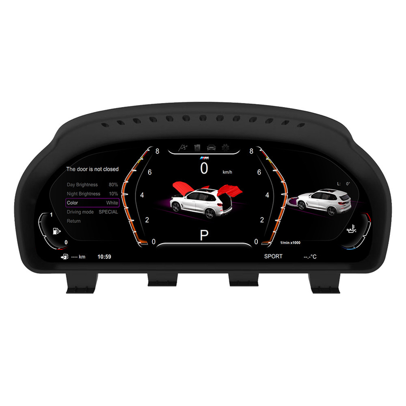 12,3-дюймовый автомобильный мультимедийный проигрыватель цифровой виртуальный кокпит для серии БМВ С3 С4 С5