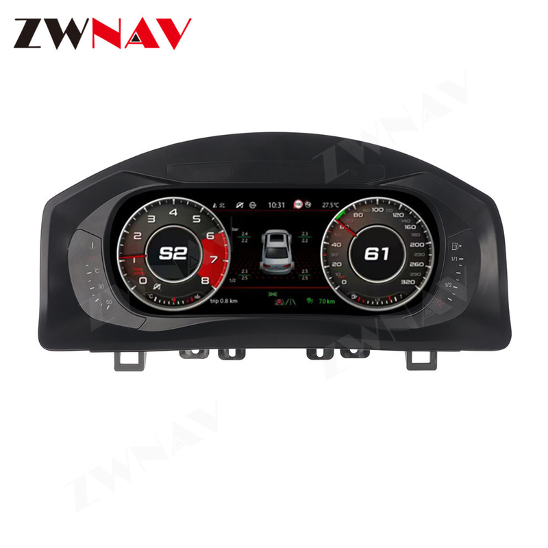 Цифровой кластер VW Volkswagen Tiguan Diesel Oil and Gasoline LCD Dashboard Speedmeter Головное устройство