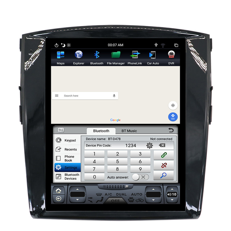 Андроид 9 блока головы автомобиля экрана касания 64GB стерео для Мицубиси Pajero V97 V93