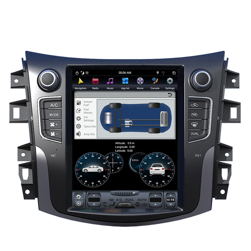Навигация Carplay автомобиля андроида 9,0 Nissan Sat Nav терра стиля PX6 Tesla