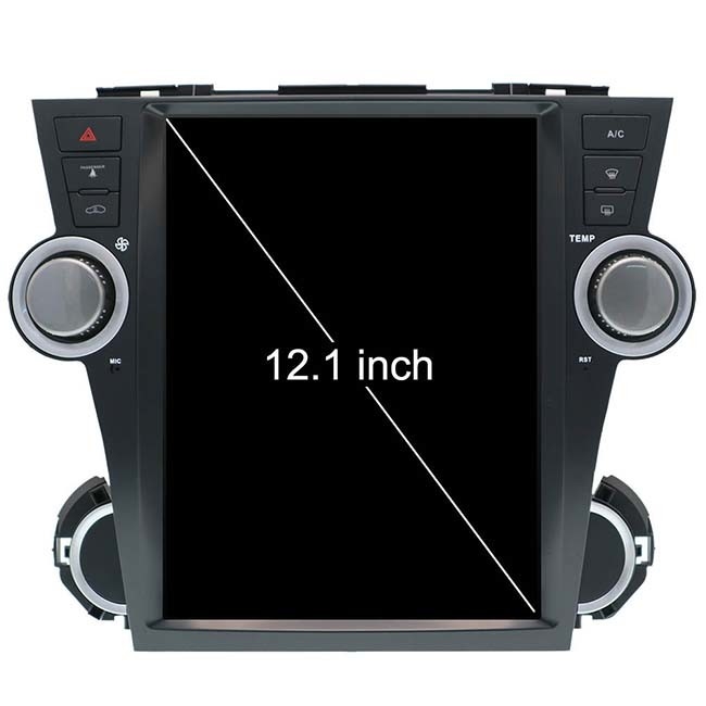 Блок 2013 андроида горца Тойота главный PX6 система навигации 12,1 дюймов