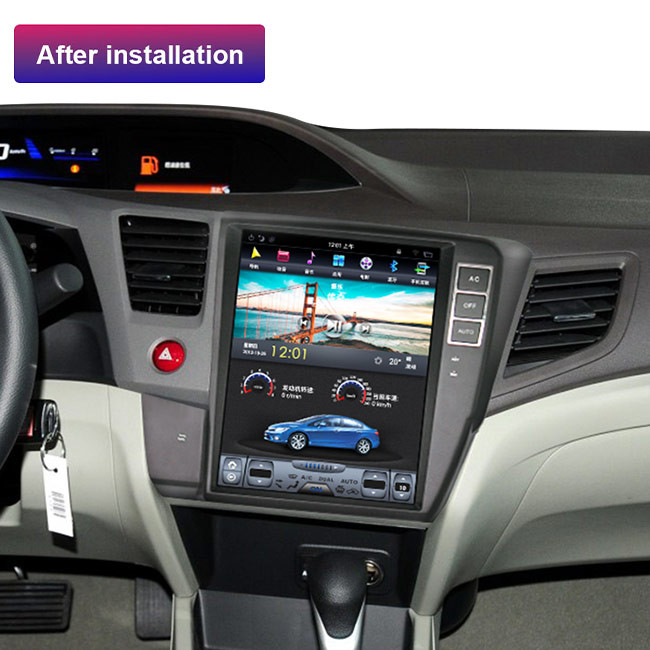 Стерео PX6 128GB навигации автомобиля андроида 9,0 блока вертикального андроида Honda экрана главный