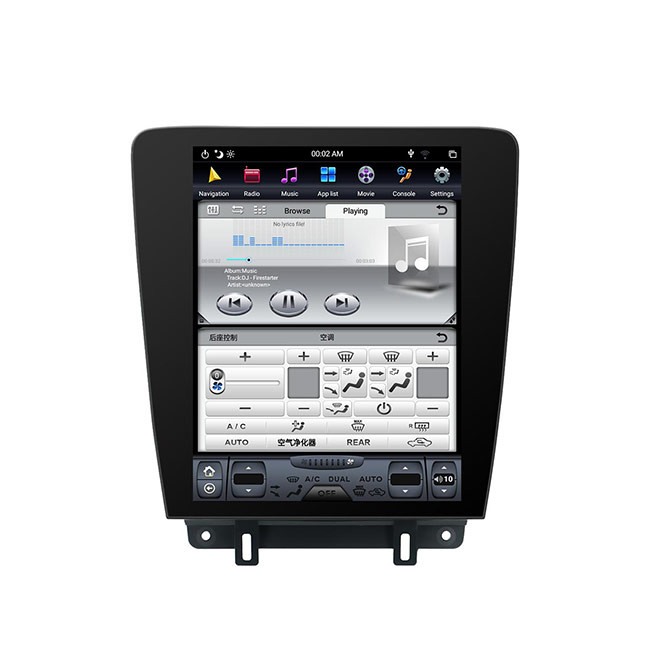 Блок px6 головы Wifi вертикального андроида экрана 128GB автоматический на Ford Mustang 2010-2014