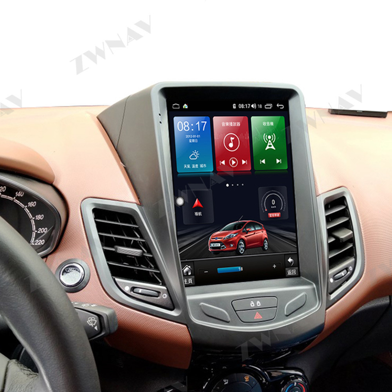 Андроид 10 Carplay навигации радио блока андроида 10,4 дюймов автоматический главный для фиесты Форда