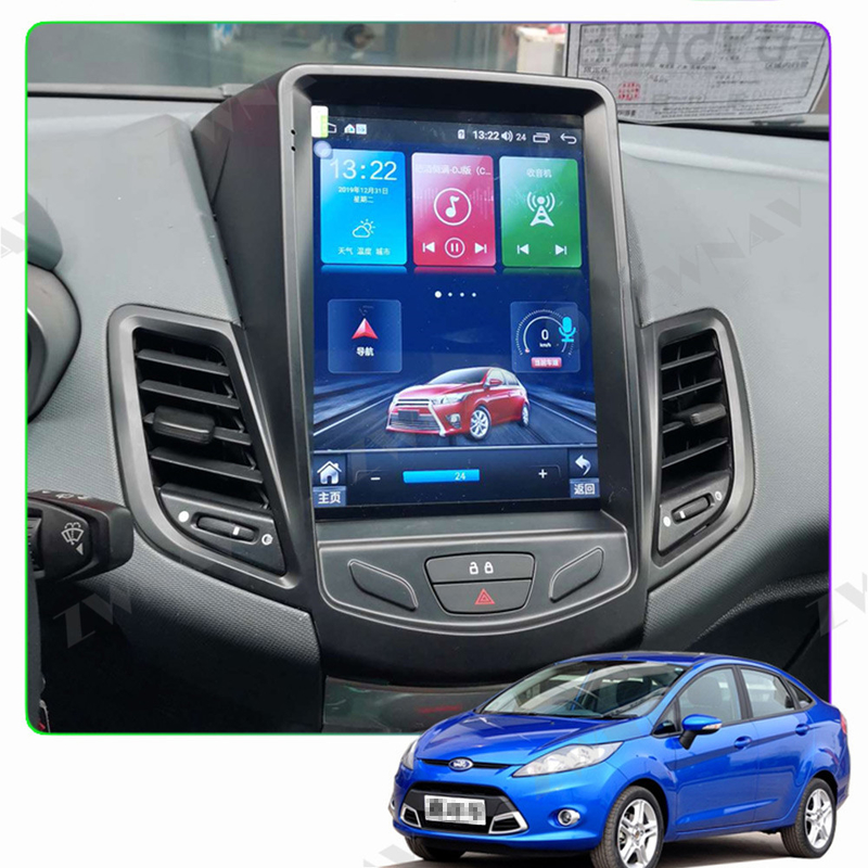 Андроид 10 Carplay навигации радио блока андроида 10,4 дюймов автоматический главный для фиесты Форда