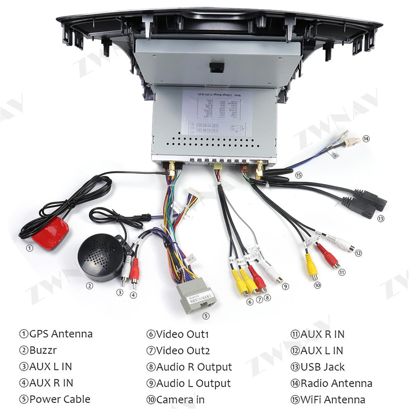 Андроид 9,0 Carplay блока автомобиля навигации радио стерео главный для Крайслер 300C 2013-2019