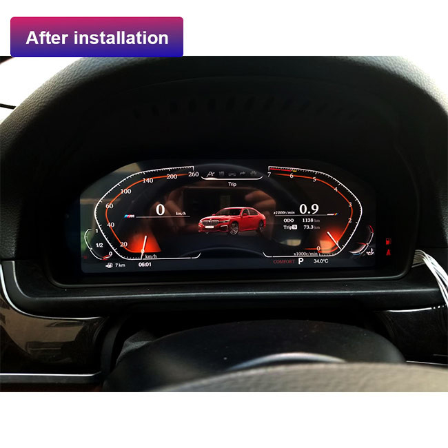 Дисплей приборной панели BMW цифров Линукса для блока группы аппаратуры LCD автомобиля BMW