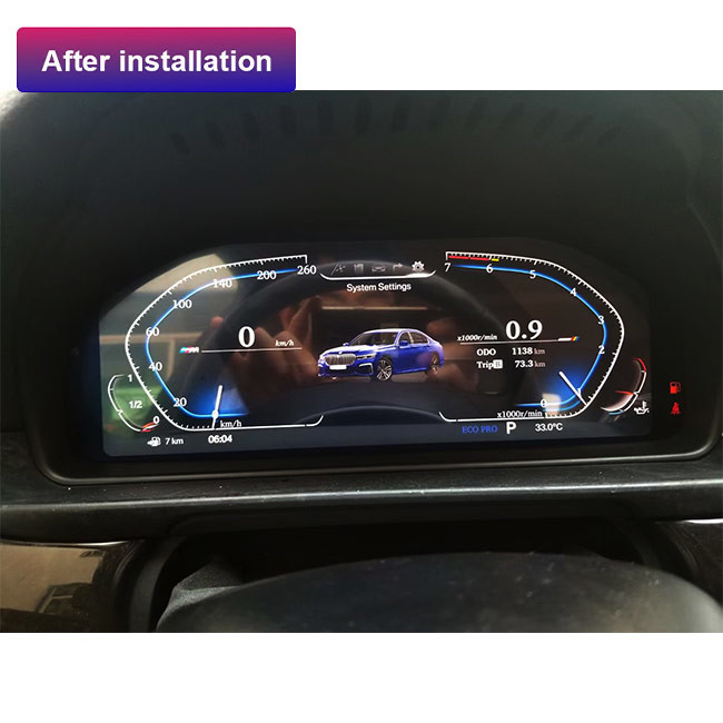 Дисплей приборной панели BMW цифров Линукса для блока группы аппаратуры LCD автомобиля BMW