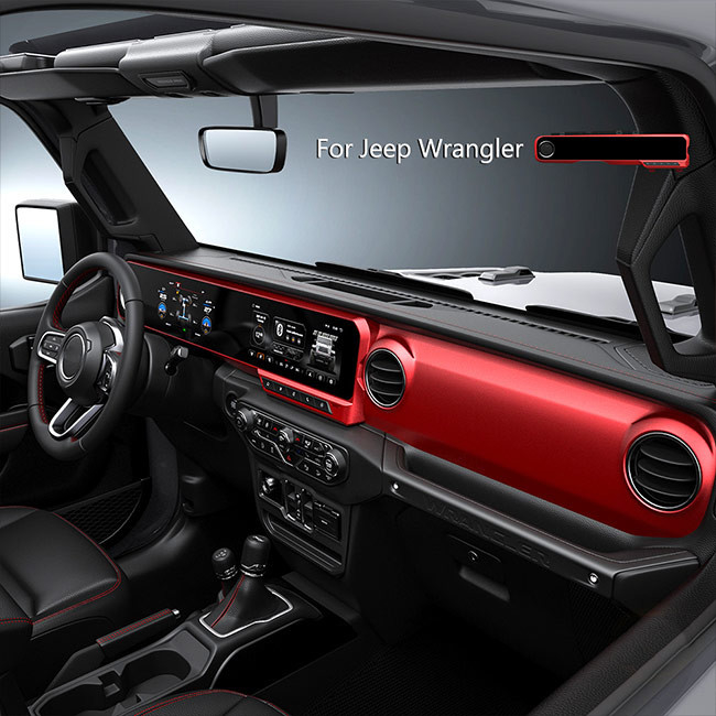 Экран игрока мультимедиа автомобиля группы цифров двойной для Wrangler JL 2018-2021 виллиса